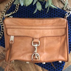 Rebecca Minkoff Mac crossbody in camel brown